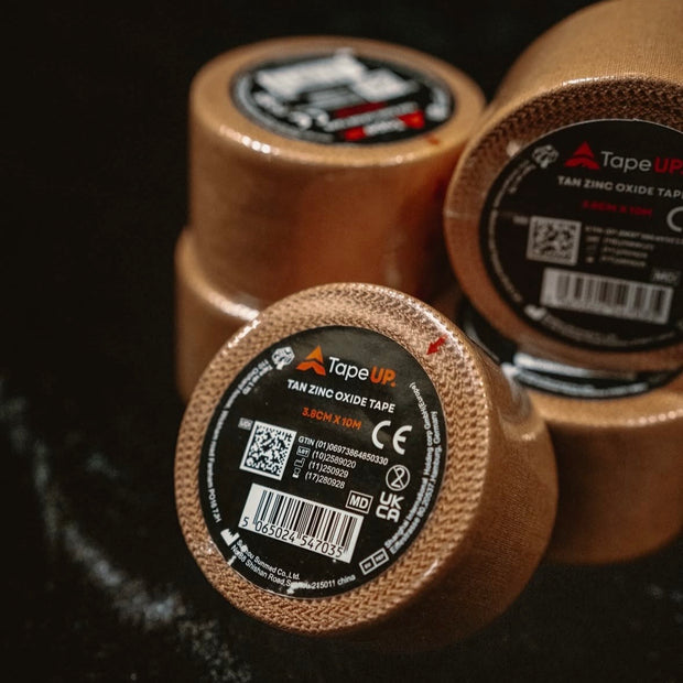 Tan Zinc Oxide 3.8cm x 10m Single Roll