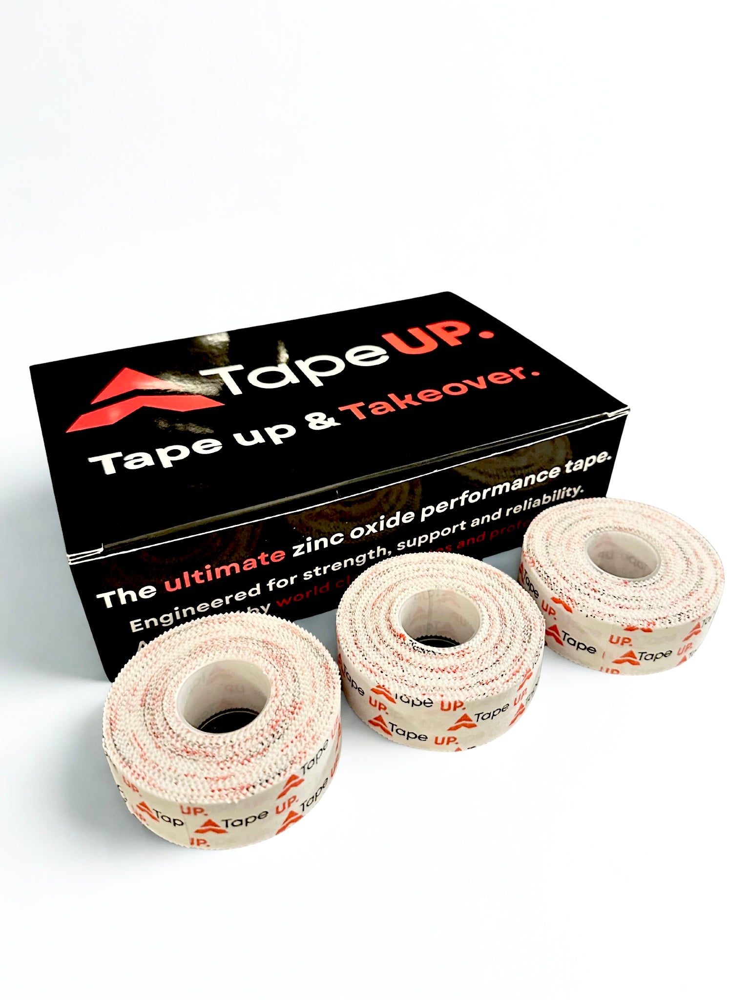 2.5cm x 13m White Zinc Oxide Box Of 12 Rolls