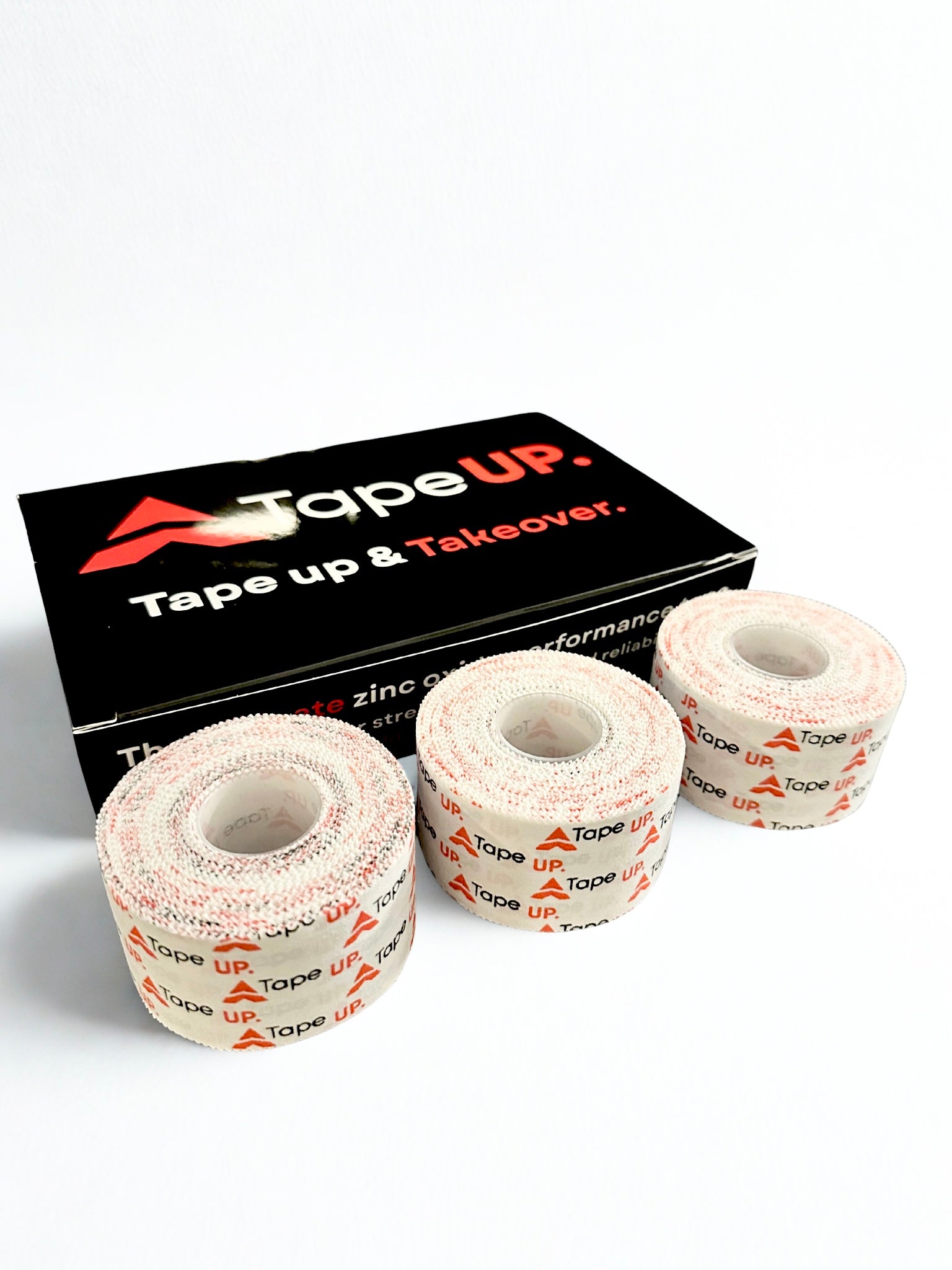 3.8cm x 13m White Zinc Oxide Box Of 6 Rolls