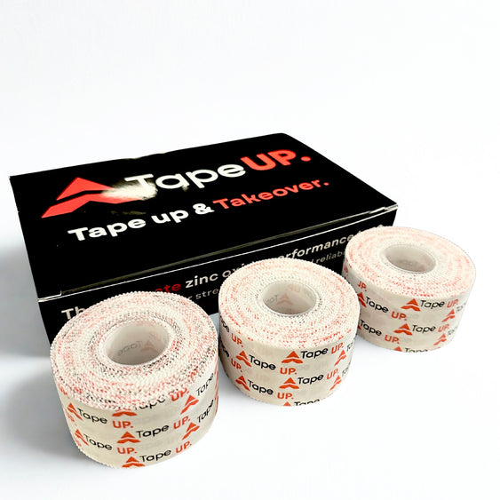 3.8cm x 13m White Zinc Oxide Box Of 6 Rolls