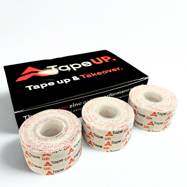 3.8cm x 13m White Zinc Oxide Box Of 6 Rolls